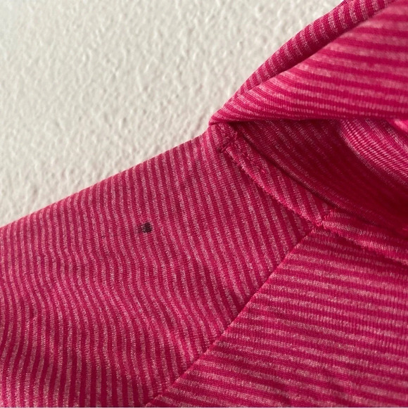 CARHARTT Pullover Pink Hooded Striped Light Jacket Girl’s Size Small (8) - Picture 8 of 10